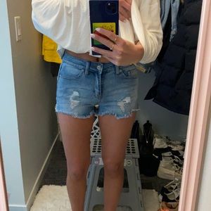 denim shorts